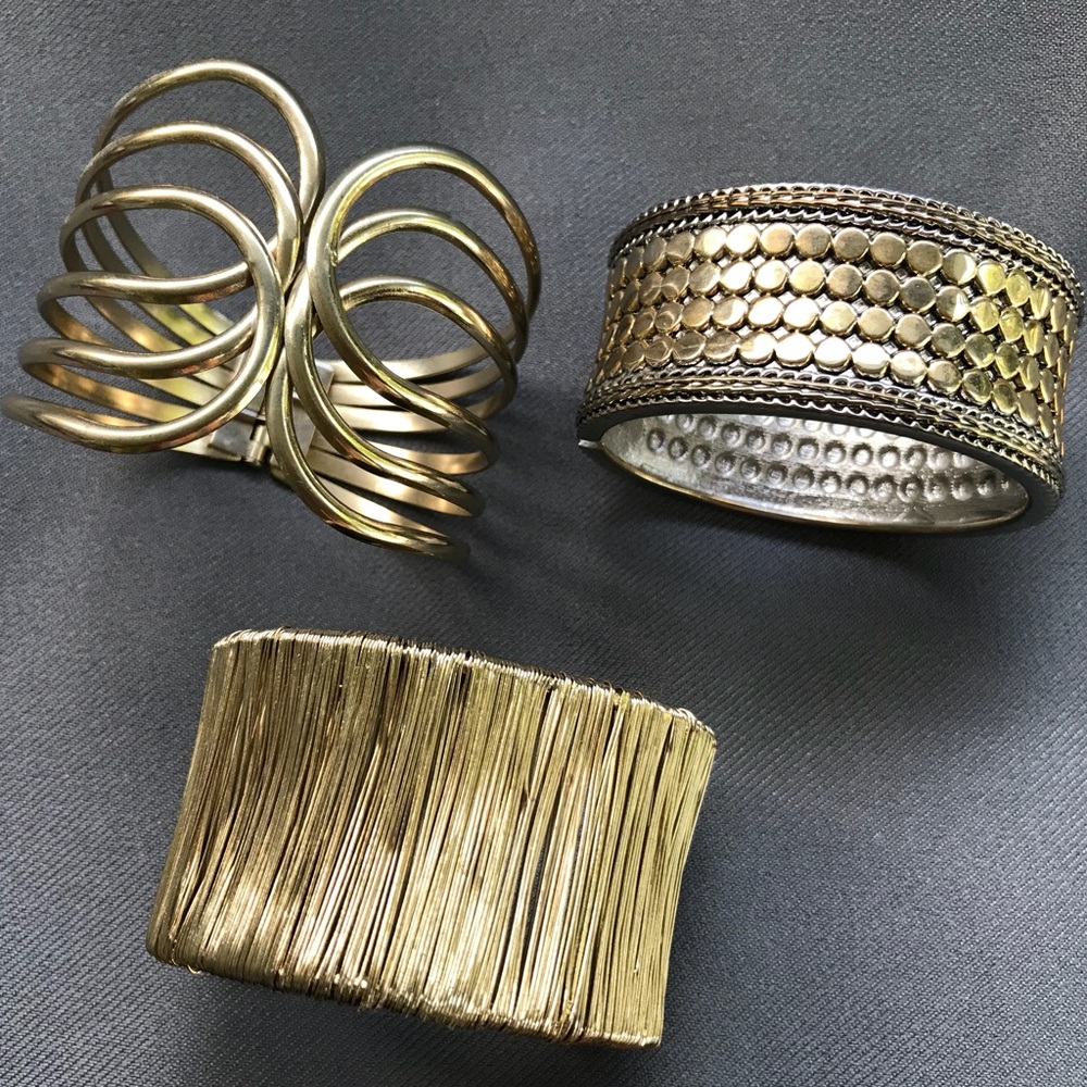 🌞 Gold Tone Bracelets | Lot of 3 🌞
